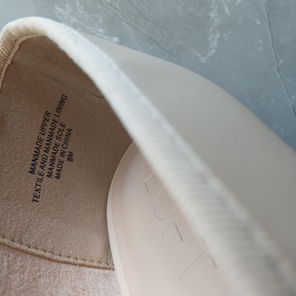 LOFT Women's Cream and Black Ballet Flats - Picture 6 of 6